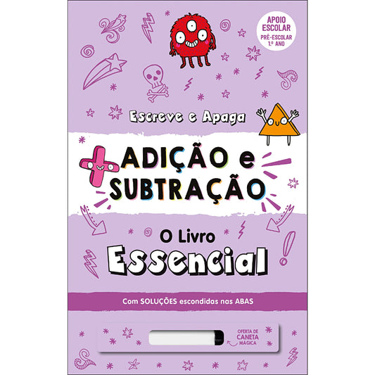Adição e Subtração: O Livro Essencial – Escreve e Apaga