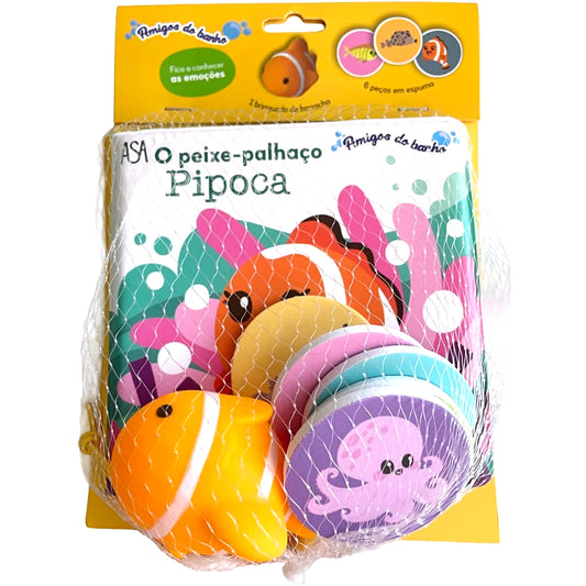 Amigos do Banho: O Peixe-Palhaço Pipoca