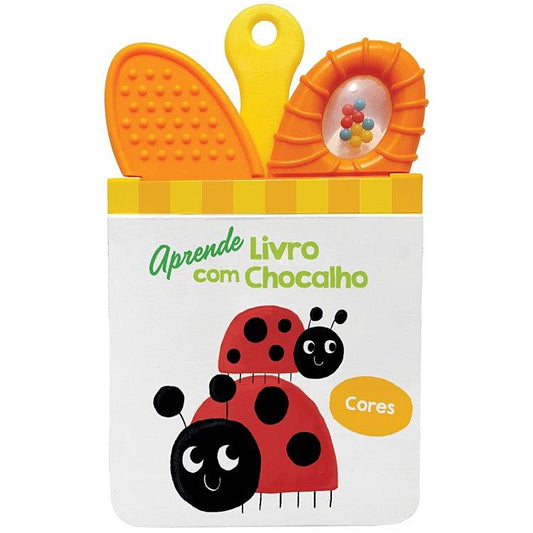 Cores - Aprende - Livro com Chocalho