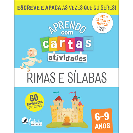 Aprendo com Cartas: Atividades - Rimas e Sílabas 6-9 Anos