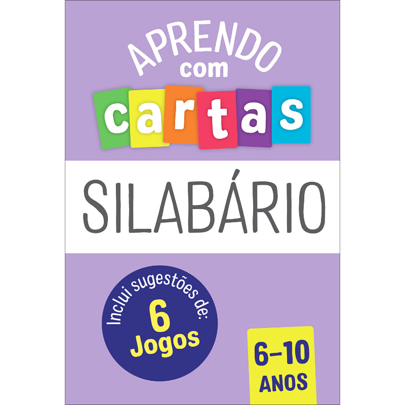 Aprendo com Cartas: Silabário 6-10 Anos