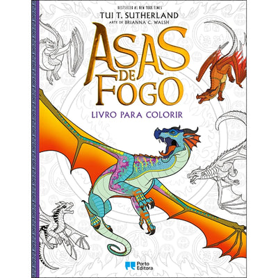 Asas de Fogo - Livro para Colorir