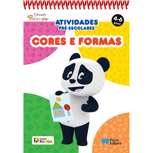 Atividades Pré-Escolares: Cores e Formas - Panda