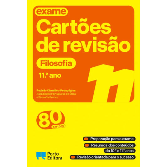 Cartões de Revisão: Filosofia 11.º ano