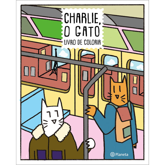 Charlie, O Gato - Livro de Colorir
