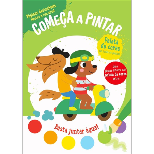 Começa a Pintar: Cão - Verde
