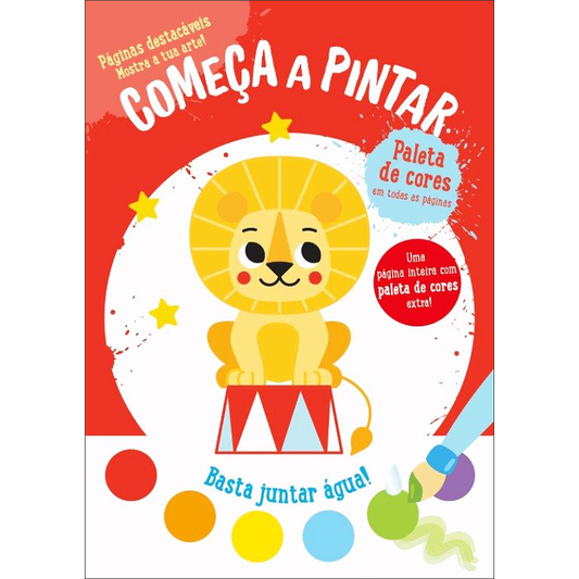 Começa a Pintar: Leão - Vermelho