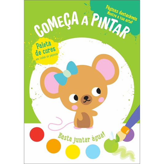 Começa a Pintar: Ratinho - Verde