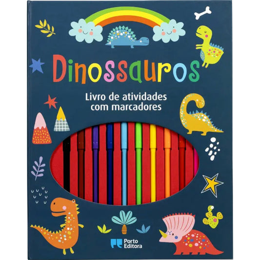Dinossauros - Livro de Atividades com Marcadores