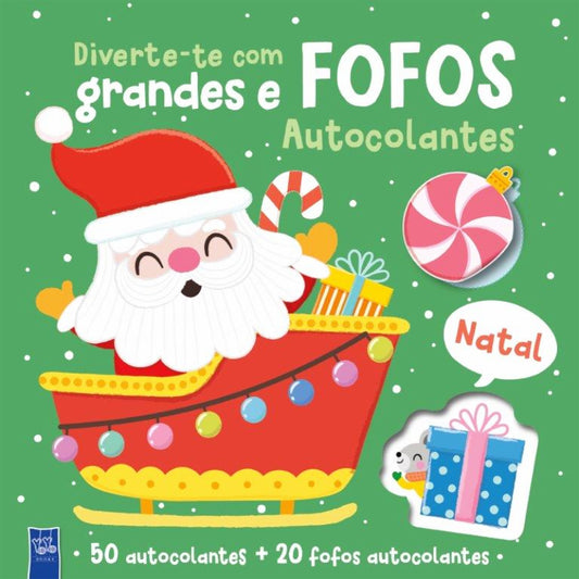 Diverte-te com Grandes e Fofos Autocolantes: Natal