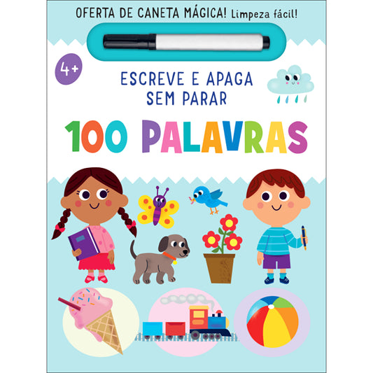Escreve e Apaga Sem Parar: 100 Palavras
