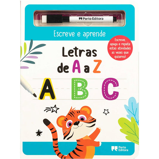 Escreve e Aprende: Letras de A a Z