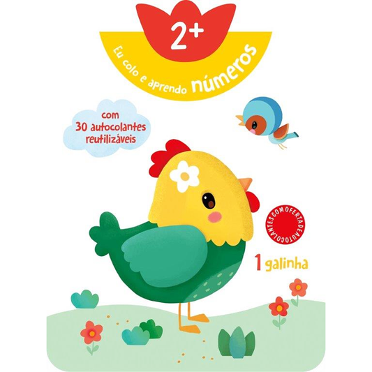 Eu Colo e Aprendo: Números +2 - Galinha
