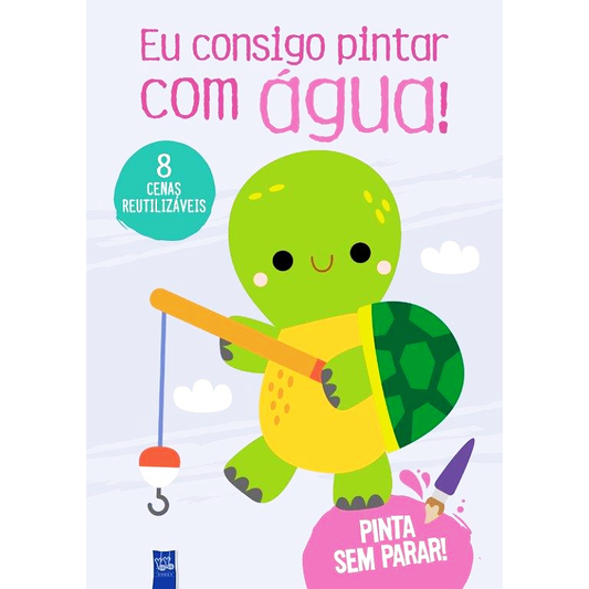 Eu Consigo Pintar com Água: Lilás - Tartaruga