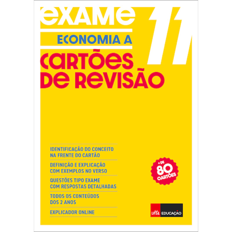 Cartões de Revisão: Economia A 11