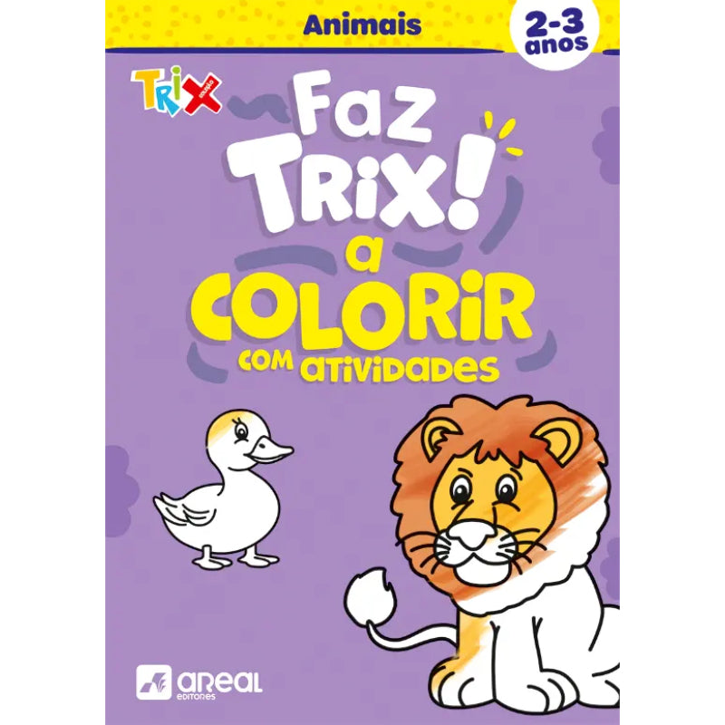 Faz Trix a Colorir: Animais (2-3 anos)