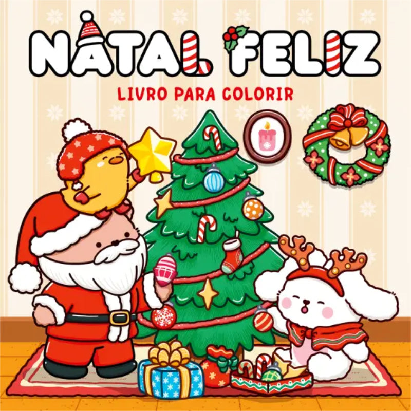Natal Feliz - Livro para Colorir