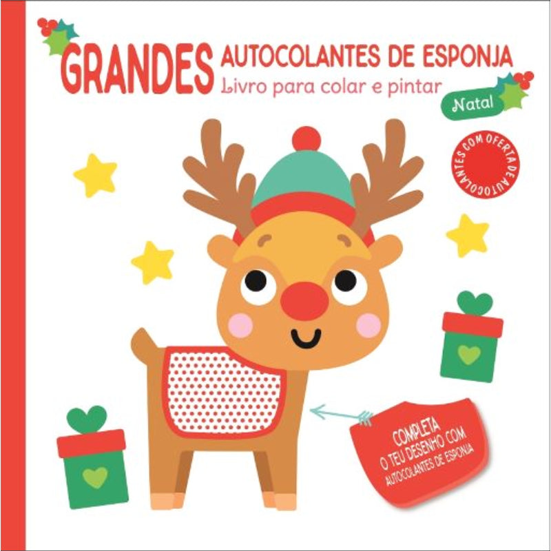 Grandes Autocolantes de Esponja: Rena