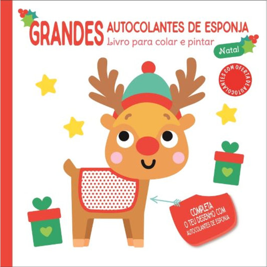 Grandes Autocolantes de Esponja: Rena