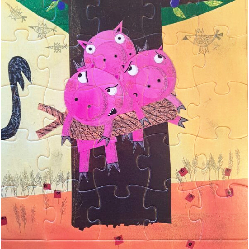 Lobo Mau: Livro Puzzle