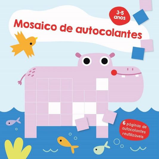 Moisaco de Autocolantes: Hipopótamo 3-5 Anos