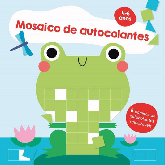 Moisaco de Autocolantes: Sapo 4-6 Anos