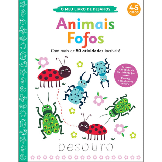 O Meu Livro de Desafios: Animais Fofos