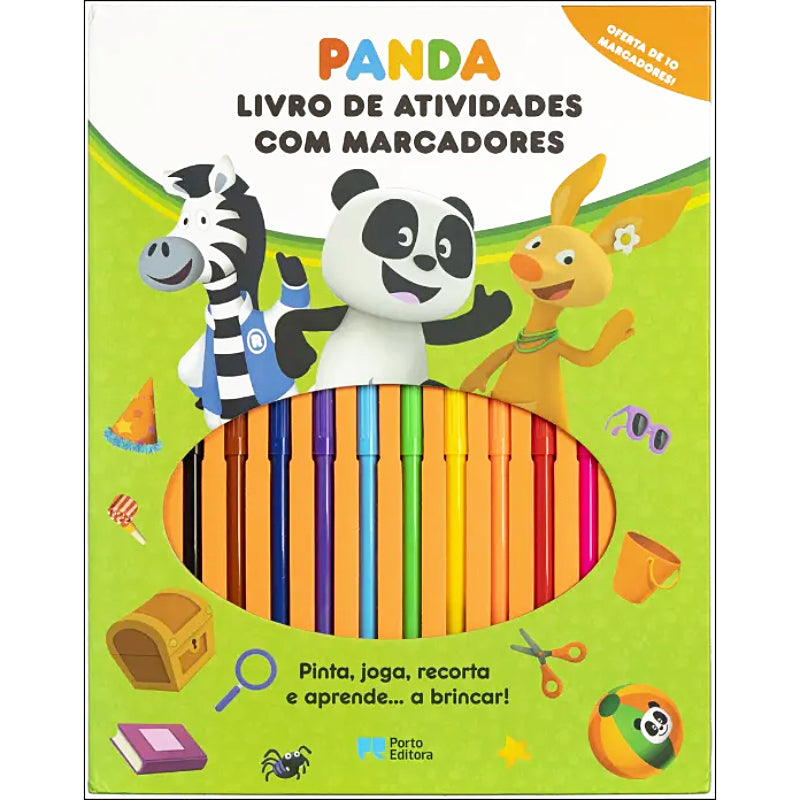 Panda: Livro de Atividades com Marcadores