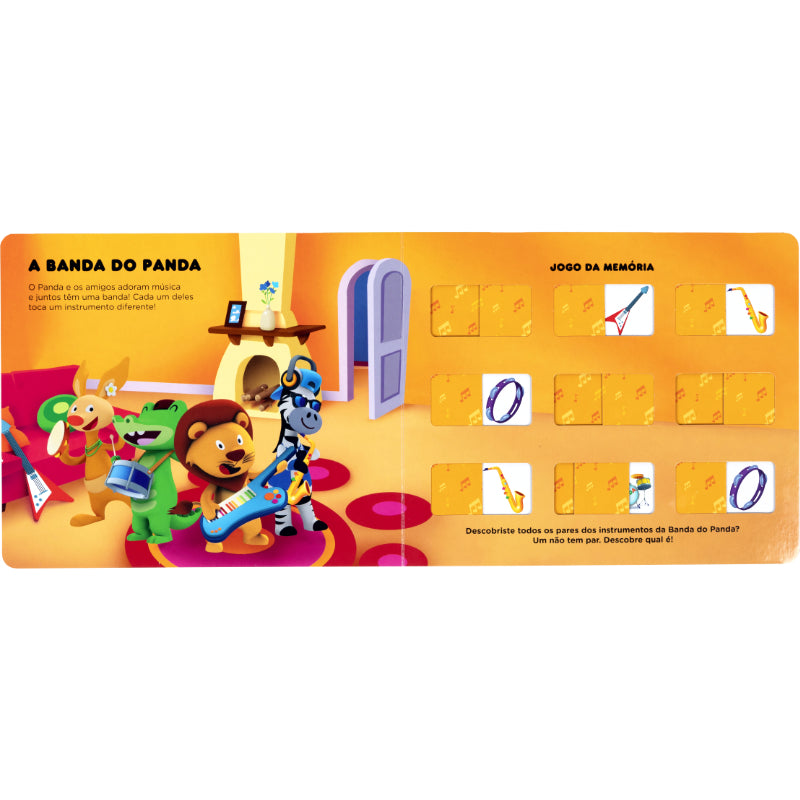 Canal Panda: Livro com Jogos da Memória