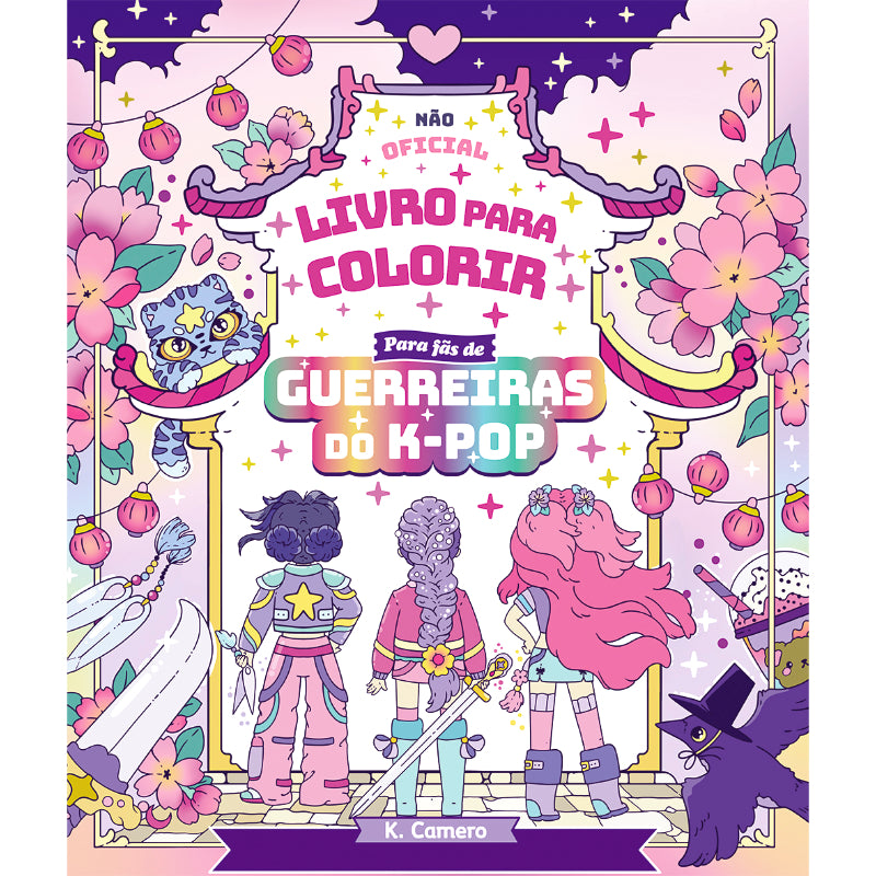 Livro para Colorir para Fãs de Guerreiras do K-Pop
