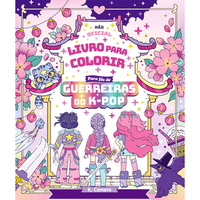Livro para Colorir para Fãs de Guerreiras do K-Pop