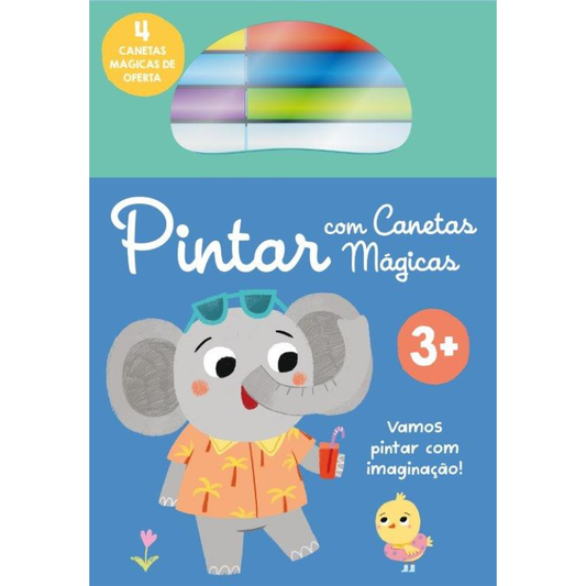 Pintar Com Canetas Mágicas: Elefante 3+