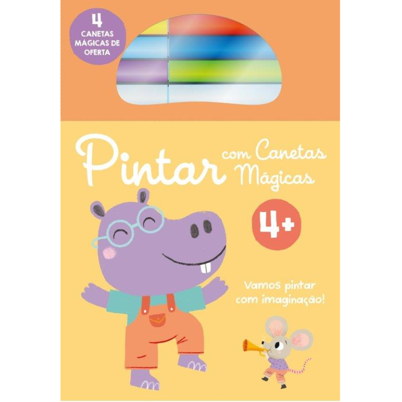 Pintar Com Canetas Mágicas: Hipopotamo 4+