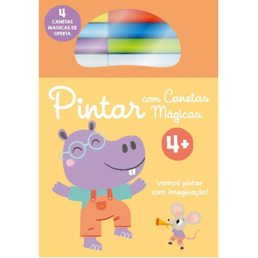 Pintar Com Canetas Mágicas: Hipopotamo 4+