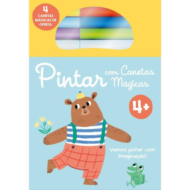 Pintar Com Canetas Mágicas: Urso 4+