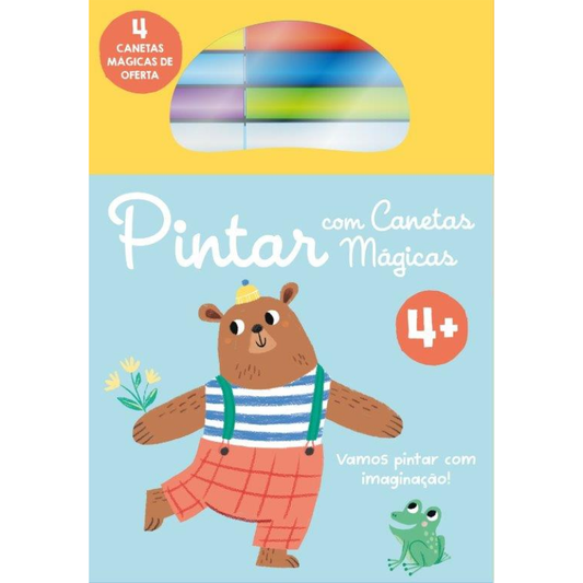 Pintar Com Canetas Mágicas: Urso 4+