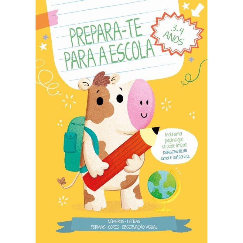Prepara-te para a Escola: Amarelo 3-4 Anos