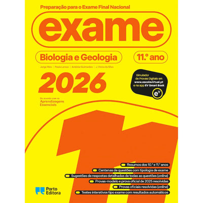 Preparação para o Exame Final Nacional 2026: Biologia e Geologia 11