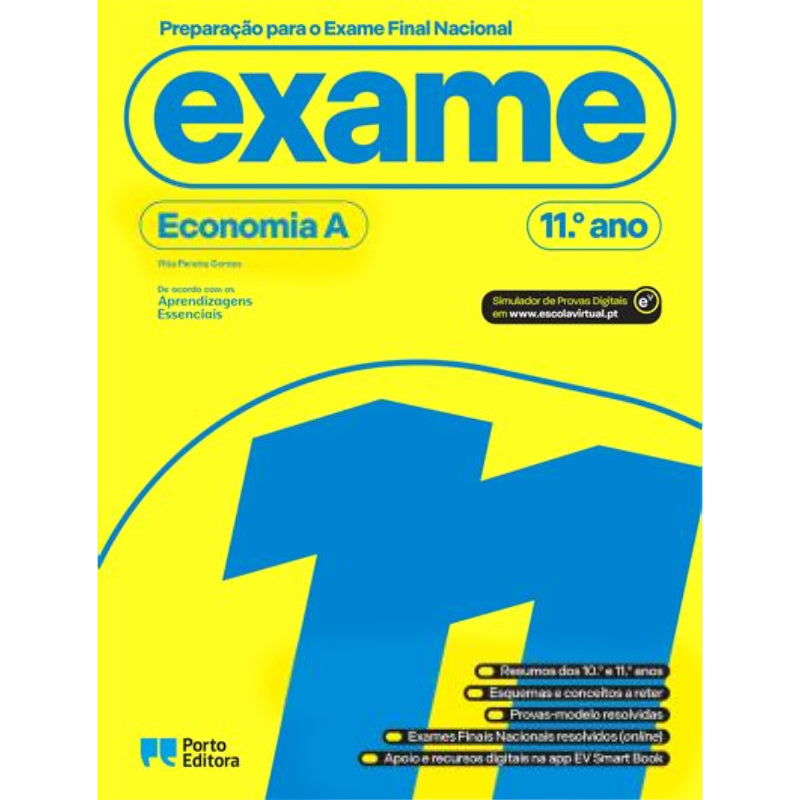 Preparação para o Exame Final Nacional - Economia A - 11.º Ano