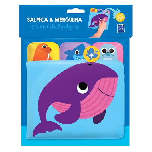 Salpica & Mergulha - Livro de Banho: Baleia
