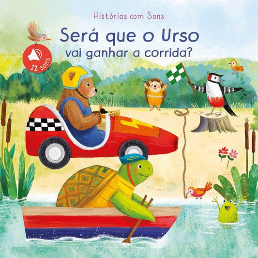 Será que o Urso vai ganhar a corrida?