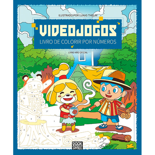 Videojogos: Livro de Colorir por Números