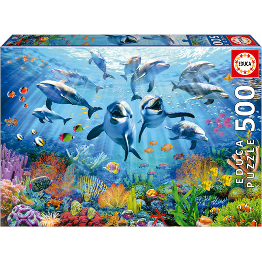 Puzzle 500 Peças - Festa no Mar
