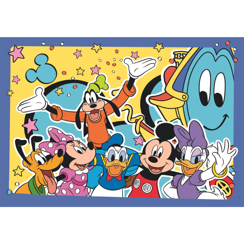 Puzzles 2x20 Peças - Mickey Supercolor