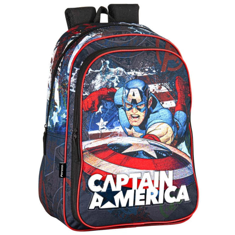 Mochila Escolar Perona - Capitão América