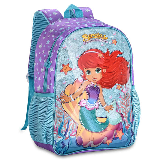 Mochila Infantil Clio Style - Sereias Encantadas dos Mares