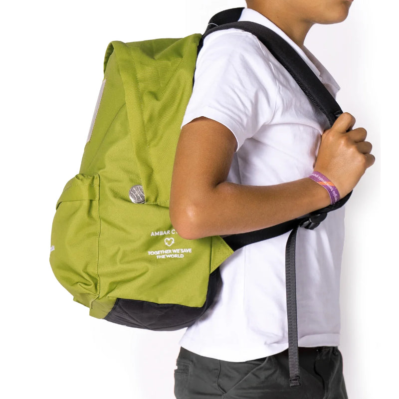 Mochila Escolar Ambar - Cycle Green