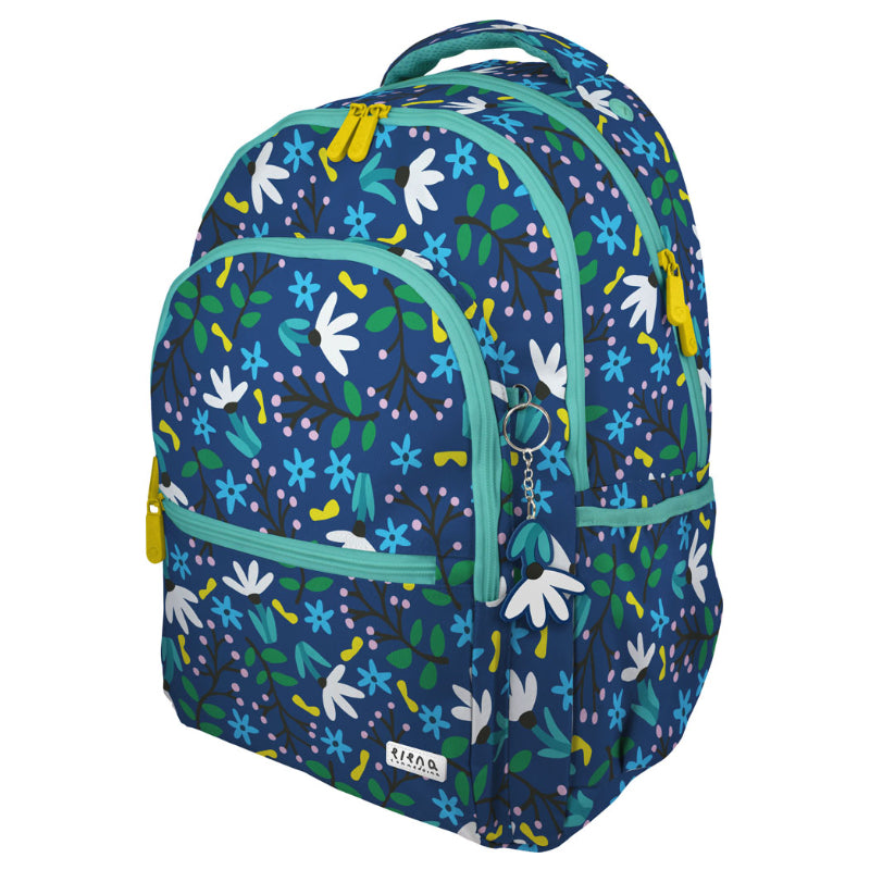 Mochila Escolar Grafoplás - Jardim Azul