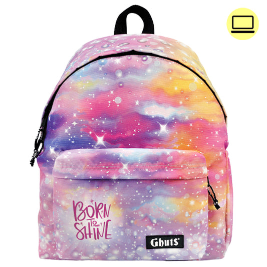 Mochila Clássica PC Ghuts - Born To Shine