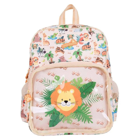 Mochila Escolar Ambar - Pets Friends Safari